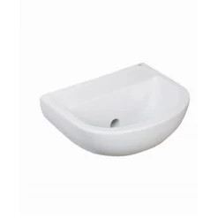 RAK Compact 38cm Special Needs Horizontal Outlet Basin Alpine White
