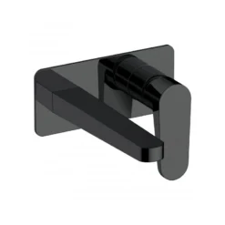 RAK Ischia Wall Mounted Basin Mixer Matt Black