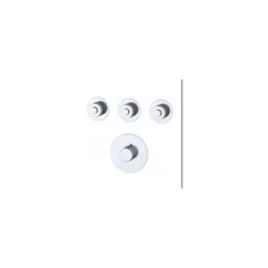 RAK Prima Tech Triple Outlet Concealed Thermostatic Shower