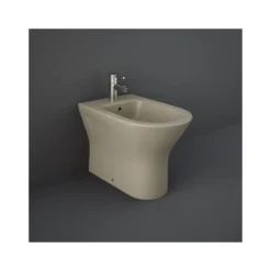RAK Feeling Rimless Back To Wall Bidet Matt Cappuccino