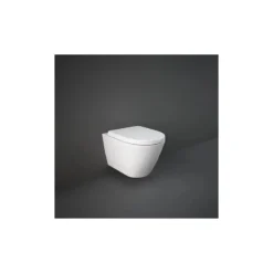 RAK Resort Rimless Wall Hung Pan With Sandwich Soft Close Seat