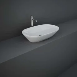 RAK Variant Elongated Oval Counter Top Basin 60cm Alpine White