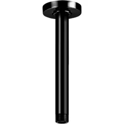 Roca Straight Ceiling Shower Arm Titanium Black