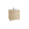 Roca Victoria-N Unik 1000mm 3 Drawer Base Unit & Basin Oak