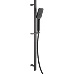 Synergy Black Square Shower Slider Rail Kit