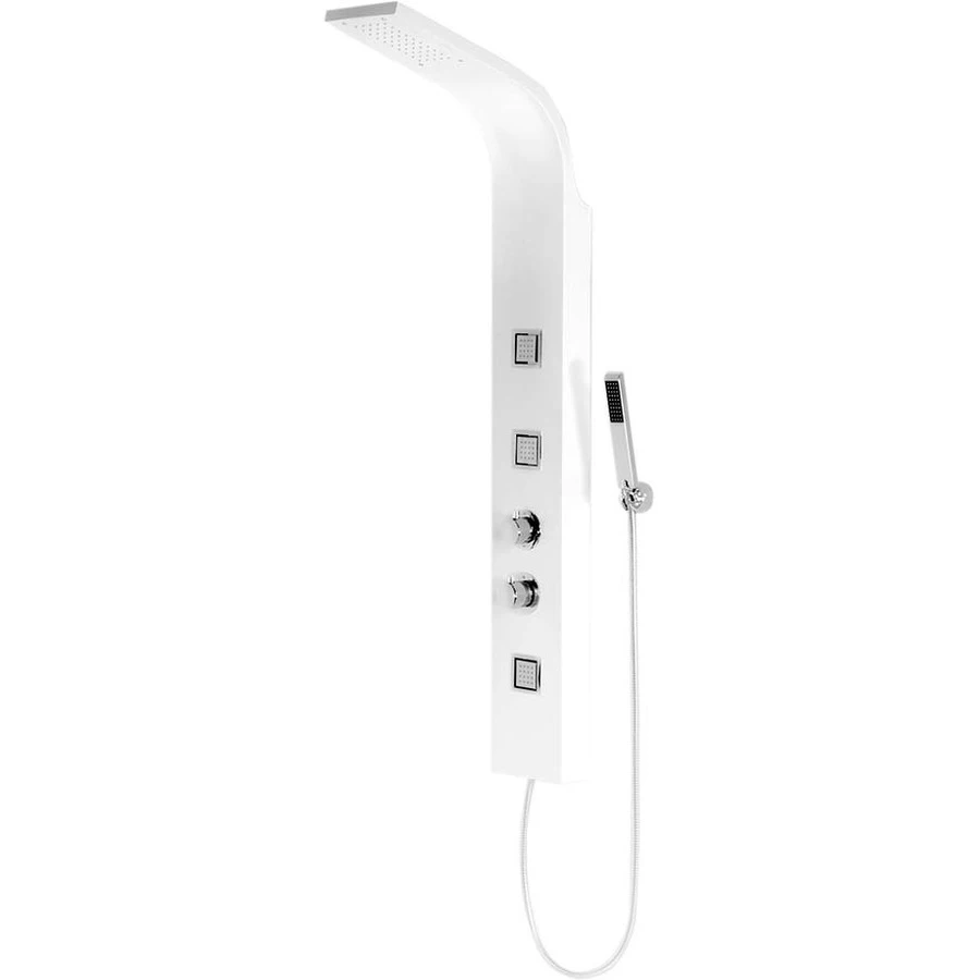 Synergy Aluwhi White Shower Tower 1 Synergy Aluwhi White Shower Tower