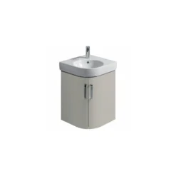 Twyford E200 Vanity Unit For Corner Handrinse Basin 500 Grey